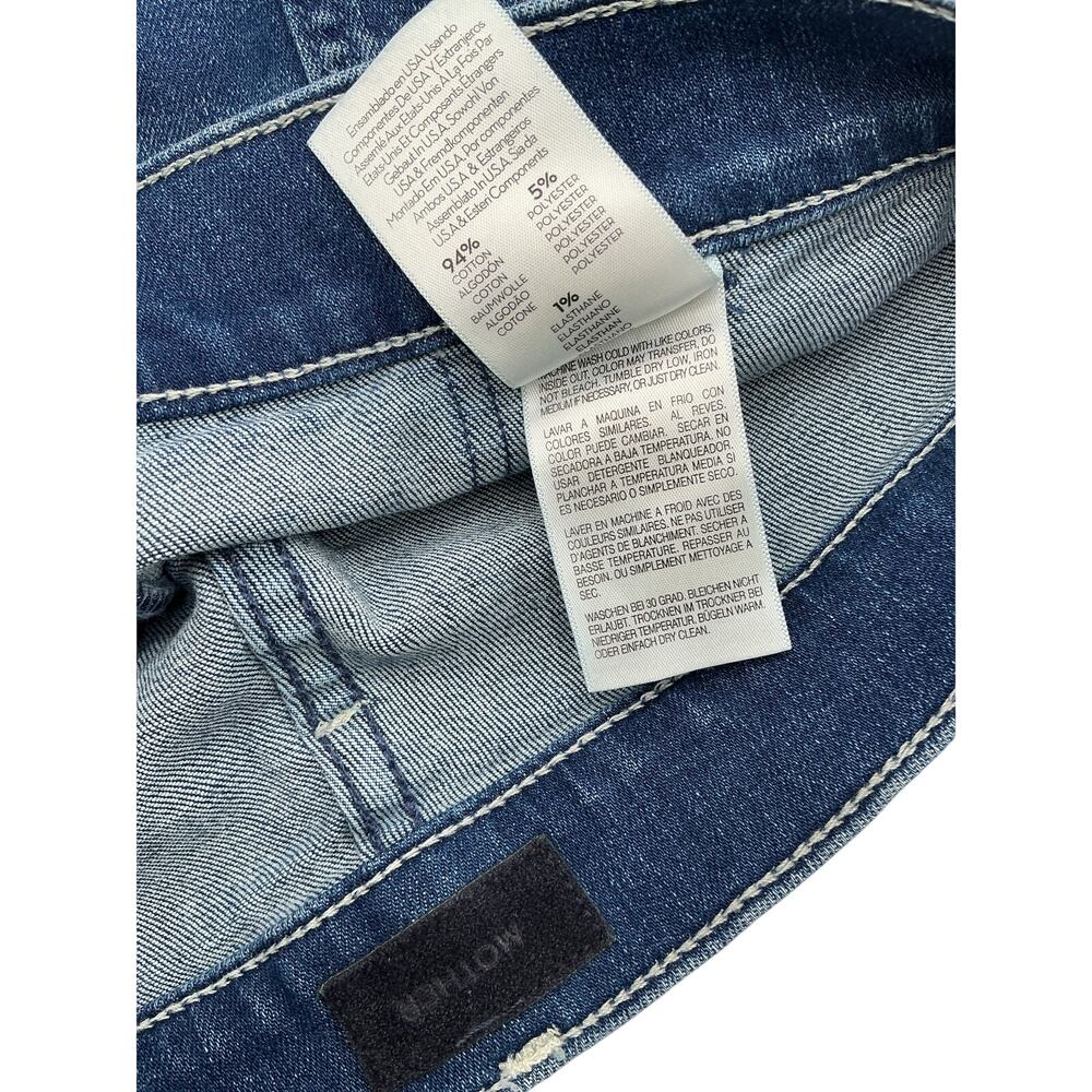 Mother Relaxed Blue Wrapper Patch Springy Ankle D… - image 4